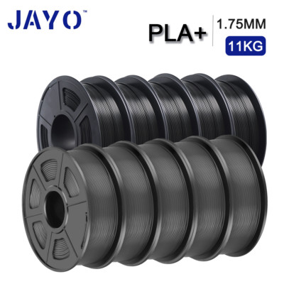 JAYO 10KG 3D Printer Filament PLA PLUS 5Black 5Gray 1.1KG/SET 1.75mm With Spool