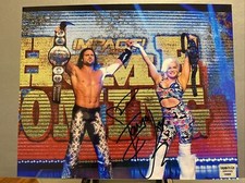 taya valkyrie signed autograph 8x10 photo wwe impact aew franky monet knockout 