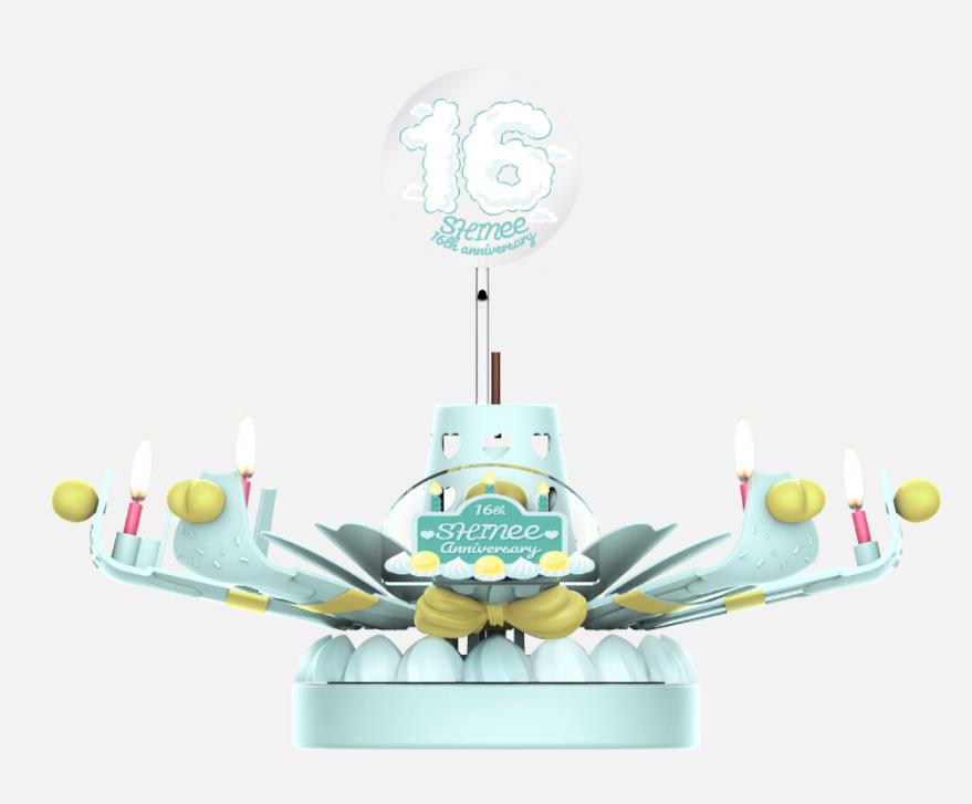 SHINee 16TH ANNIVERSARY SMTOWN OFFICIAL MD GOODS PARTY CAKE SHINee 16TH ANNIVERSARY SMTOWN OFFICIAL MD GOODS PARTY CAKE