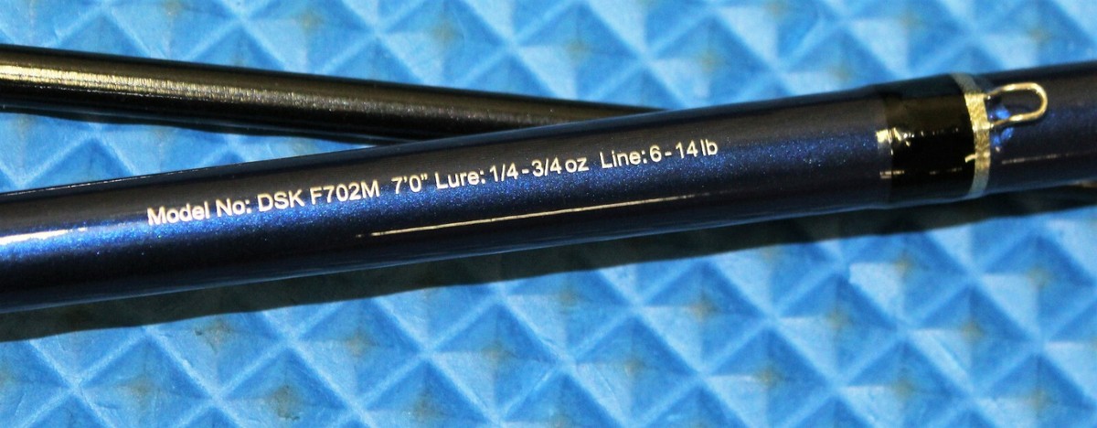 DAIWA - cayman blue Daiwa D-shock Freshwater Spinning Combo 7' Fiberglass 2pc