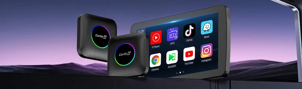 CARLINKIT TBOX Ambient LED Android 13 | Carplay & Android Auto | 8GB / 128GB - Bild 2 von 4