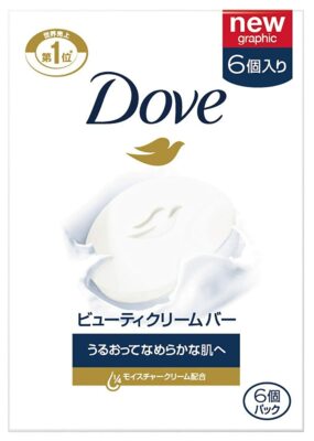 正規品☆Bibiy. DOVE PEPURAMU TOP New Unilever Japan Dove Dove beauty cream bar White 95g × 6-pack