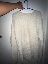 versus versace sweater dress large white