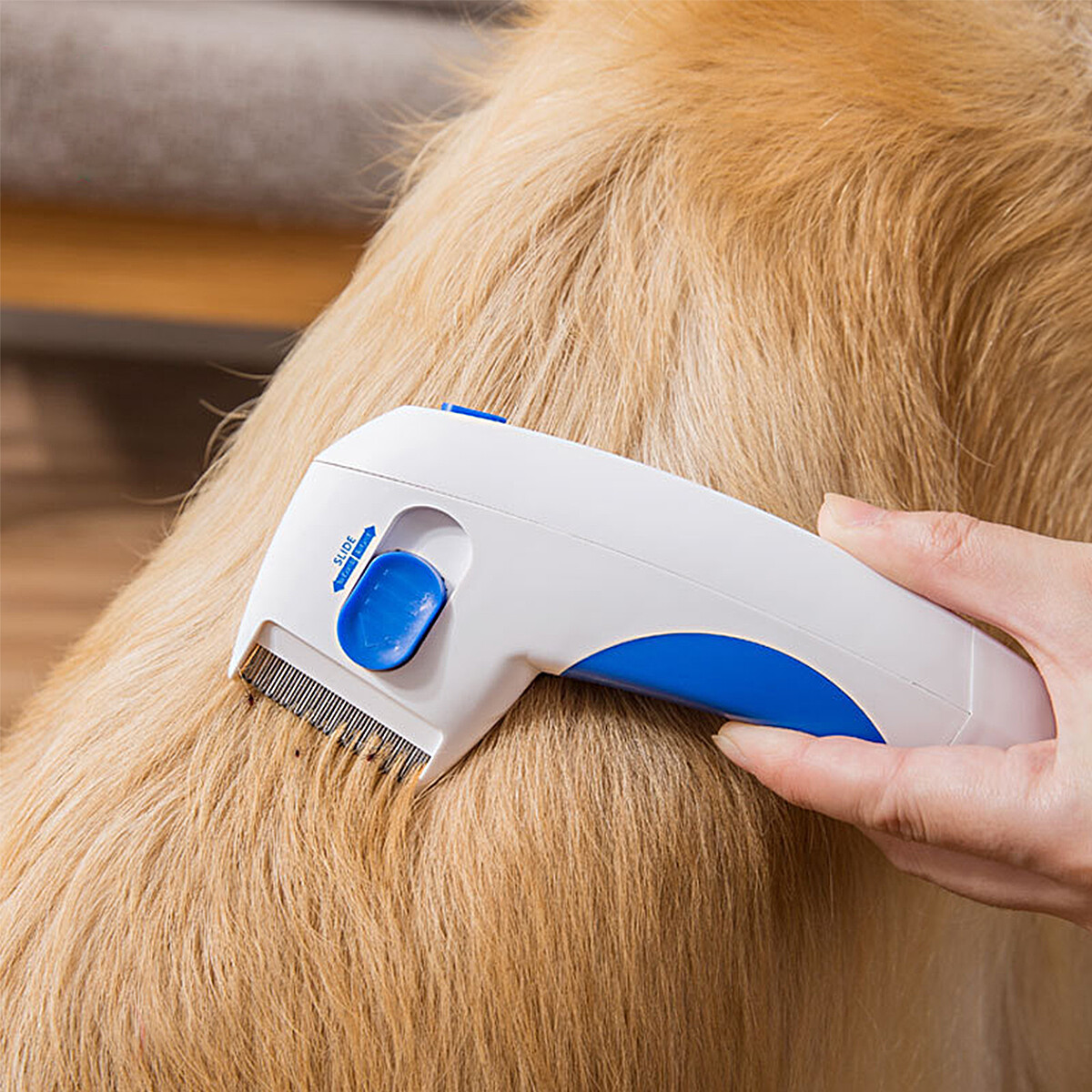 Dog Flea Doctor Electronic Zapper Comb Pet Electric Deaerator Kill