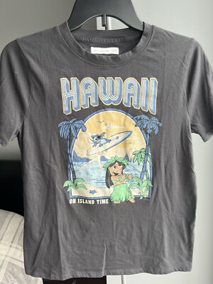 ハワイ Abercrombie Kids Girls T-Shirt Size 11/12 Disney Lilo Stitch