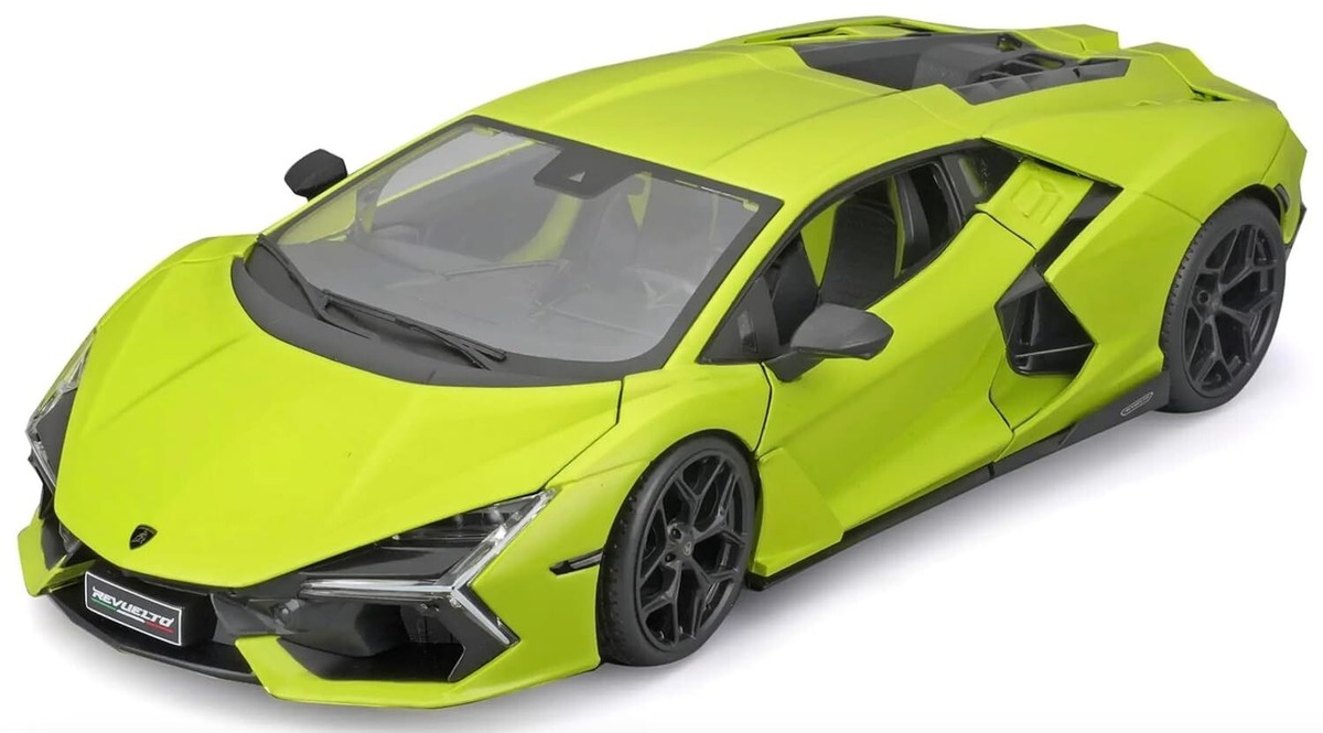 Lamborghini Revuelto グリーン ミニカー WELLY LAMBORGHINI REVUELTO GRUN 1:34 1/34 DIE CAST METAL