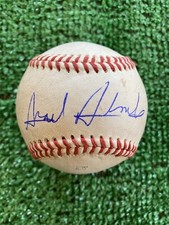 CINCINNATI REDS ARIEL ALMONTE AUTOGRAPHED USED BASEBALL
