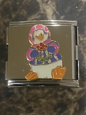 Italian Charm Links Large 18mm Penguin Pink Lot Of Links New