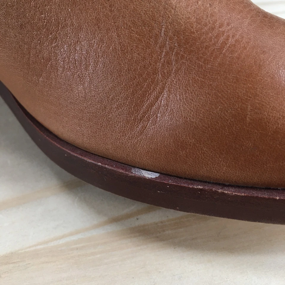 Dolce Vita 靴子女式 7 托宾踝靴米色铆钉拉舒适块 — 第 4/4 张图片