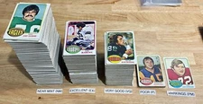 1976 Topps Football Cards 201-300 (P-NM) - You Pick - Complete Your Set