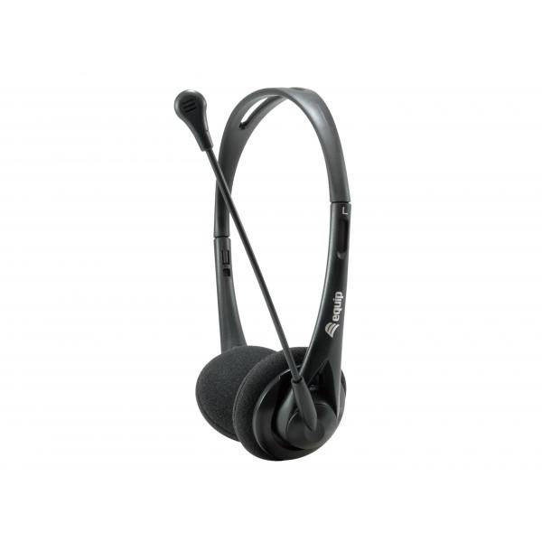 Equip chat headset cuffia nero - Immagine 2