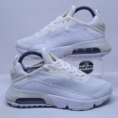 Nike Air Max 2090 - Uk Größe 5 - Schwarz Creme Weiß Turnschuhe Sport Mädchen/Jungen 