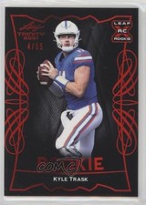 2021 Leaf Trinity Box Black Red 4/15 Kyle Trask #RB-20 g1z