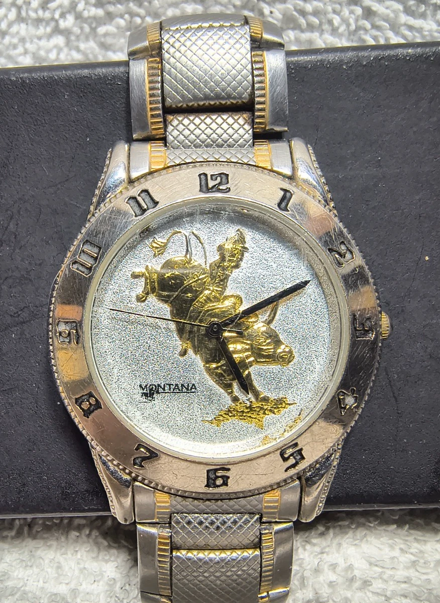 新品電池！ Montana シルバースミス クラシック ウェスタン 腕時計 Montana Silversmiths Wristwatches for sale - eBay