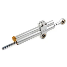 260mm Universal Steering Damper Stabilizer Linear Reversed Safety Control Silver