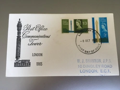 GB STAMPS RARE FIRST DAY COVER 1965 POST OFFICE TOWER LONDON