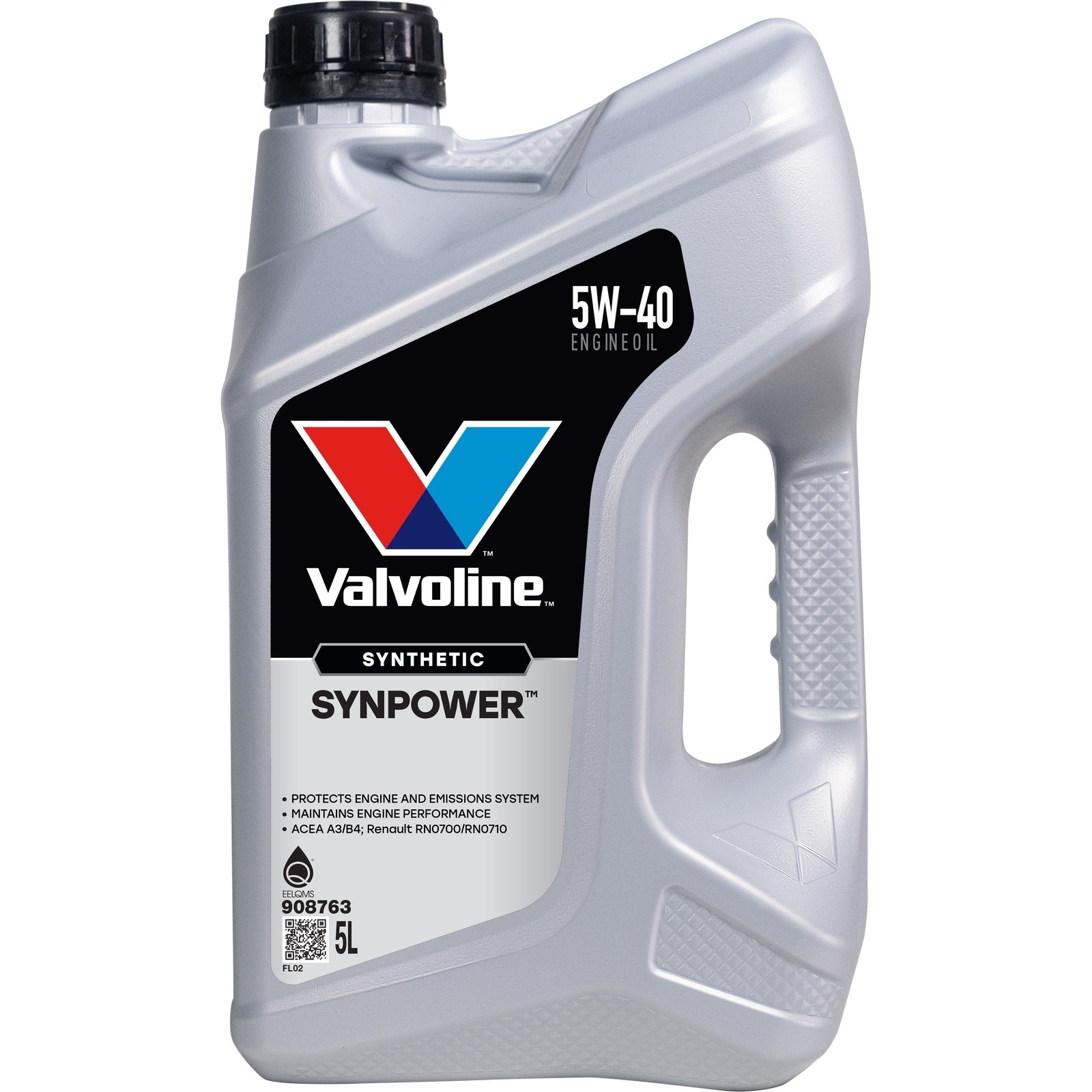 Valvoline SynPower 5W-40 5W40 Fully Synthetic Engine Oil - 5 Litres 5L