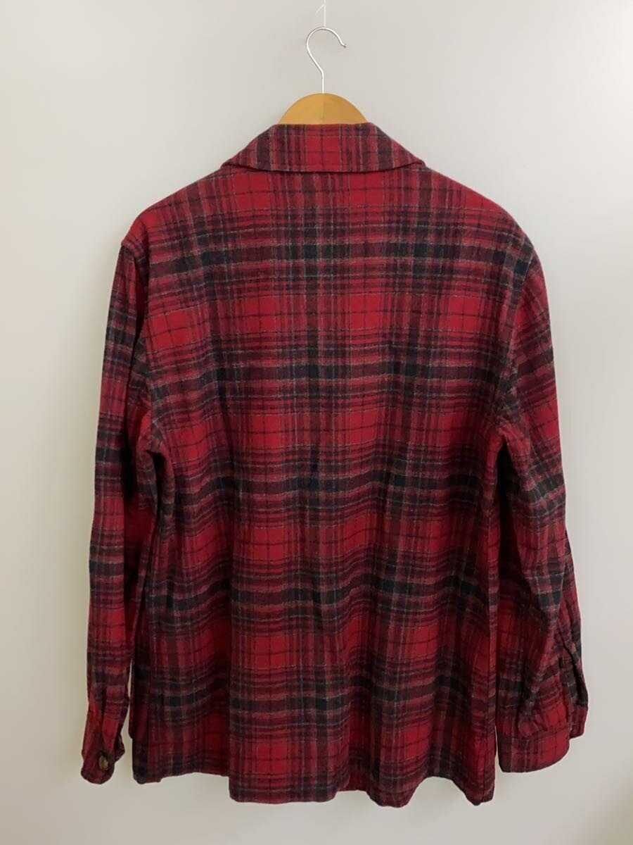 Pendleton Wool Jacket L Red Solid Used - image 2
