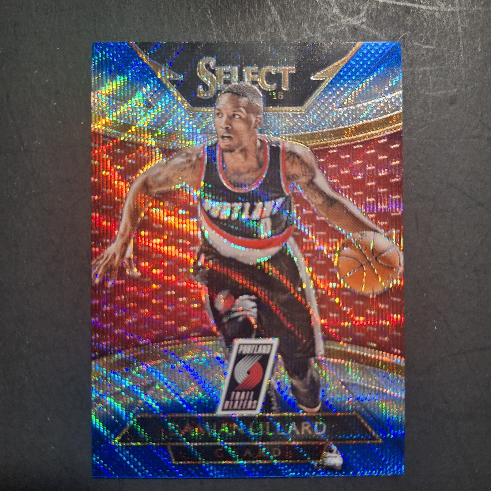 2014-15 Panini Select- Blue and Silver Prizm #271 Damian Lillard NICE