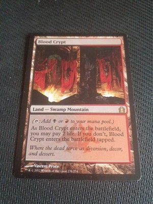 Blood Crypt / Return to Ravnica - RARE - Excellent - MTG