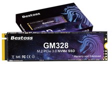 512GB PCIe Gen3 NVMe M.2 SSD, 2280 3D NAND Internal Solid State Drive, Dynami...