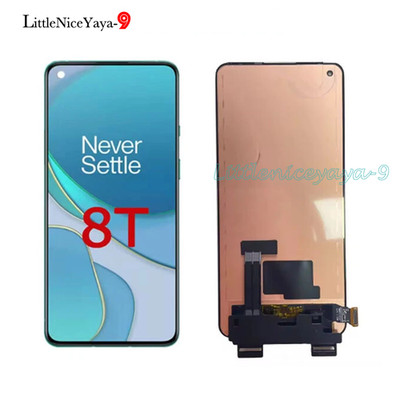 6.55'' Original For OnePlus 8T KB2001 AMOLED Display Touch Screen Digitizer W/Fr