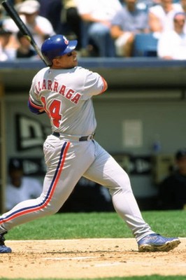Andr�s Galarraga Montreal Expos bats during an MLB game at Comiske- Old Photo