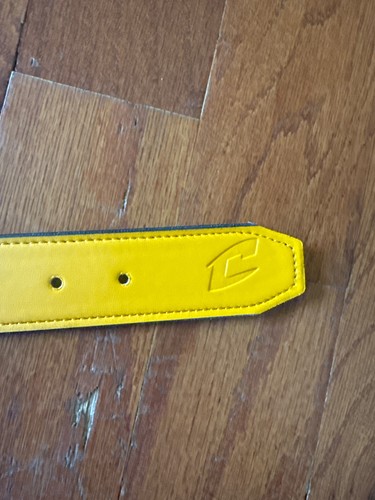 Champro Genuine Bonded Leather Baseball Belt YELLOW  Small 28/30 - 第 3/5 張圖片
