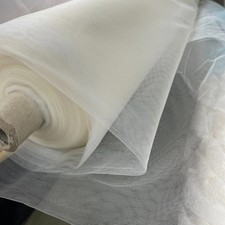 CREAM Bridal Tulle Soft Mosquito Net Fabric- Bridal Wear Veil Tulle 280CM WIDE