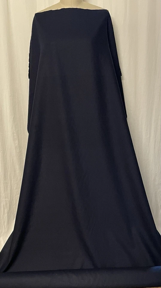 100% Natural Linen Navy Blue Fabric By The Yard 42" Inches Wide - Image 4 of 4