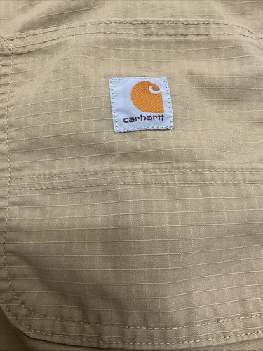 Carhartt Force Relaxed Fit Work Pants 36x32 Cargo Utility Ripstop Khaki - Picture 11 of 24
