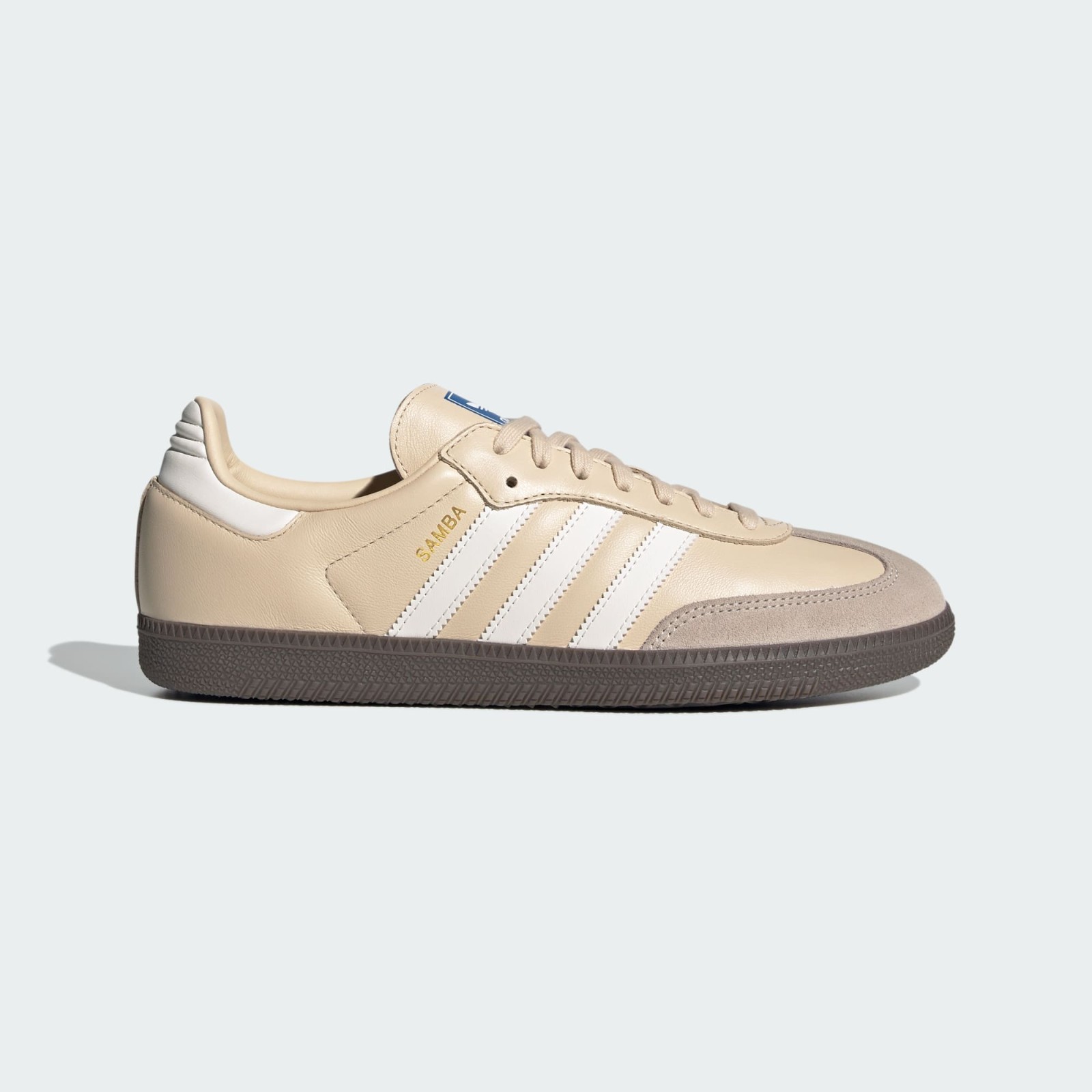Adidas Samba OG Sneakers in Sand Strata/Core White, Sizes 4-12