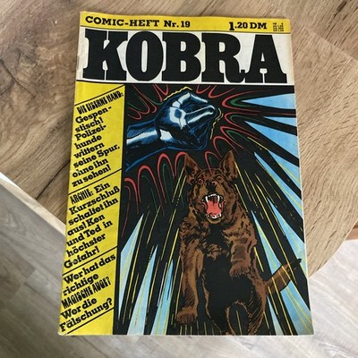 Kobra Comic-Heft Nr. 19 Gevacur Verlag - Zustand 2 und  besser