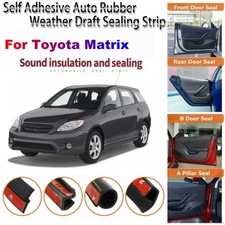 Door Rubber Seal Strip Weather Draftnoise Reduction Kit K For Toyota Matrix