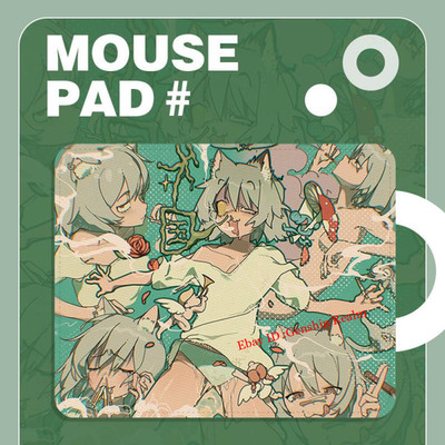 Anime Chainsmoker Cat Character Series Thickened Non-slip Mouse Pad