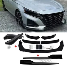 For Nissan Altima 2019-23 Front Bumper Spoiler Body Kit+Side Skirt+Rear Lip