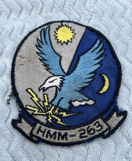 Vietnam USMC US Marine Corps HMM 263 US Made Patch ORIGINAL