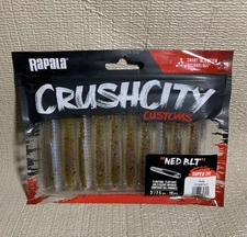 Rapala Crush City NED BLT 10pc Fishing Lures Goby 3”  NEW Super TPE