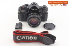   MINT w/ Strap  Canon A-1 35mm Film camera Black body  NEW FD 50mm f/1.4 JAPAN