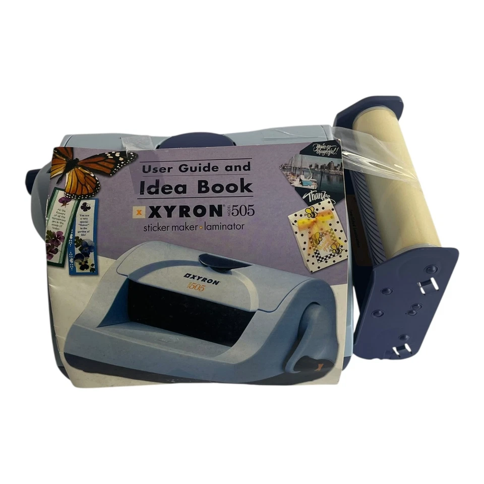 Xyron 505 Máquina de Pegatinas Laminador Adhesivo Permanente Sin Ácido 5" Ancho + Guía Foto 2 de 4