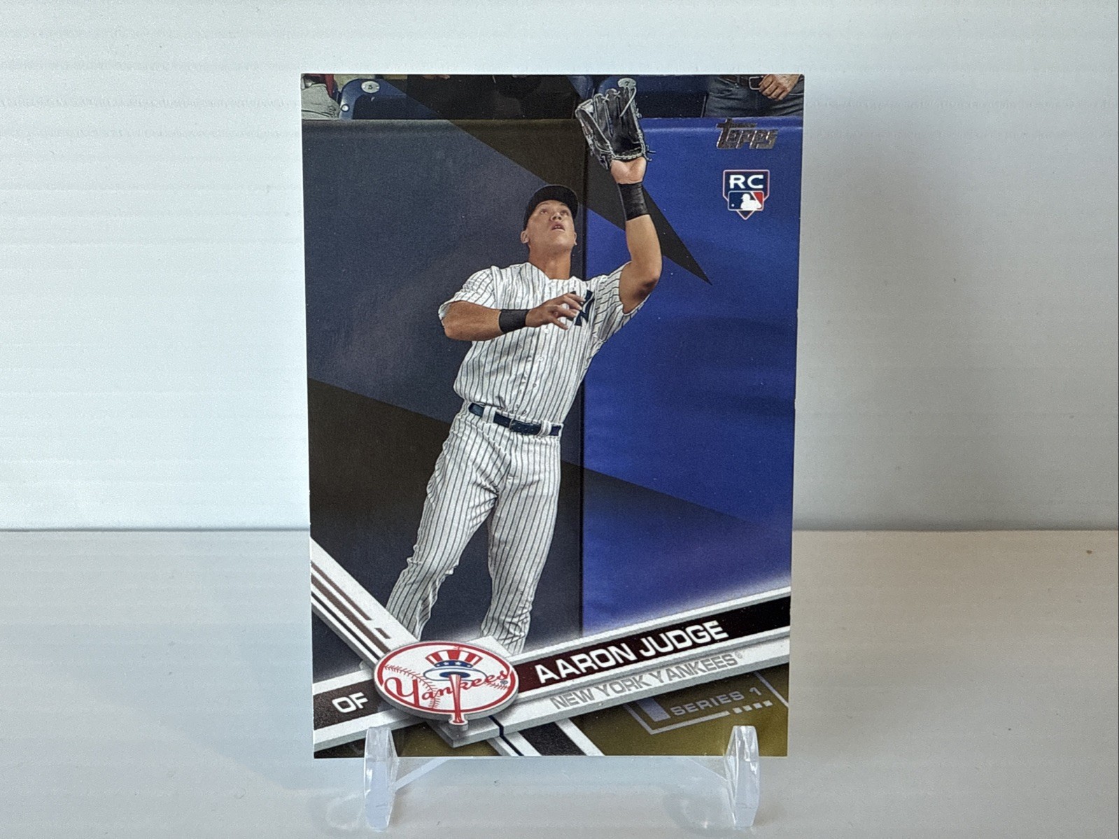 2017 Topps Series 1 Aaron Judge Rookie RC #287 GOLD /2017 Yankees MVP RC