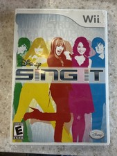 DISNEY SING IT WII NINTENDO WII GAME DISC, MANUAL & CASE NES HQ