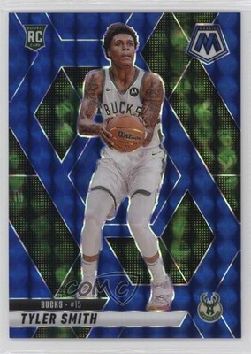 2024-25 Panini Mosaic Rookies Blue Prizm 52/199 Tyler Smith #225 Rookie RC 19l7
