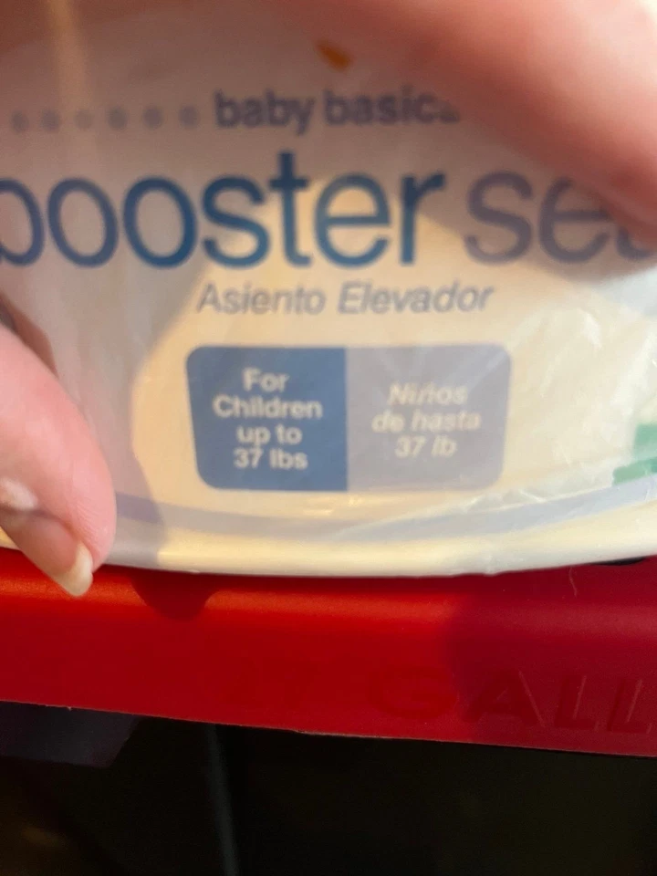 Asiento elevador Baby Basics nuevo sin etiquetas - Asiento infantil circular blanco Foto 4 de 4