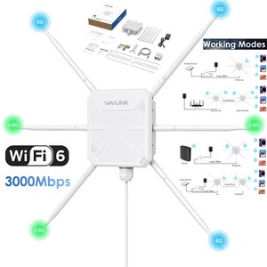 WiFi 5/6 Outdoor Wireless Extender Router Mesh Wi-Fi Long Range Access Point
