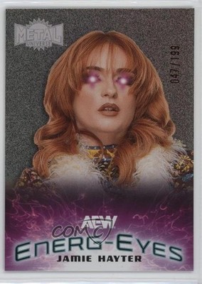2025 Skybox Metal Universe AEW All Elite Wrestling Gold 47/199 Jamie Hayter 12ij