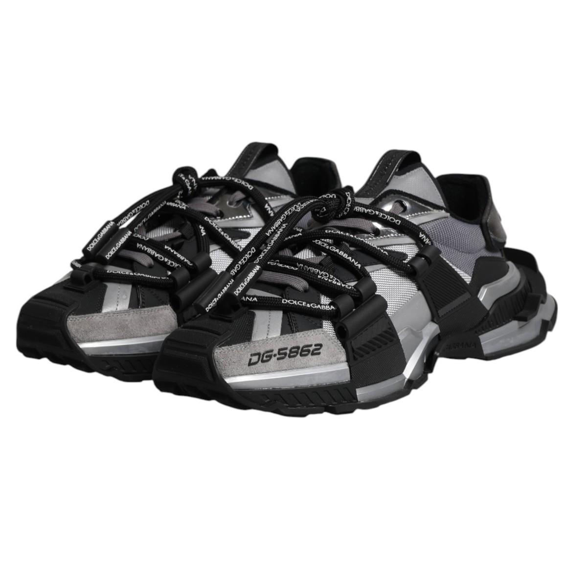 DOLCE & GABBANA Shoes Multicolor Panelled Space Sneakers Men L-39