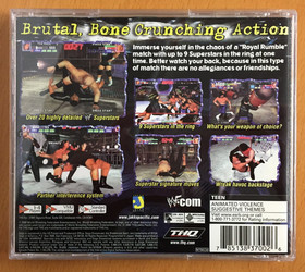 WWF ROYAL RUMBLE Sega Dreamcast COMPLETE Wrestling CIB The Rock TESTED & WORKING