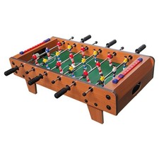 27" Mini Tabletop Foosball Soccer Game Wooden Football Table for Kids  Adults
