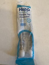 1 Pair of Hep2O Flexible Tap Connector Hose 15 x 15mm 300mm length